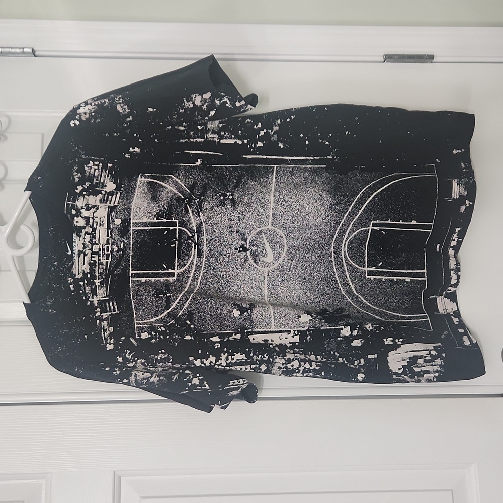 Mens Black Cotton The Nike Tee XL Basketball Tshirt